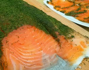salmon marinado casero